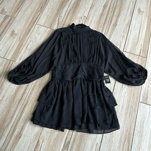 Express Brand New Black Mini Dress Size 14